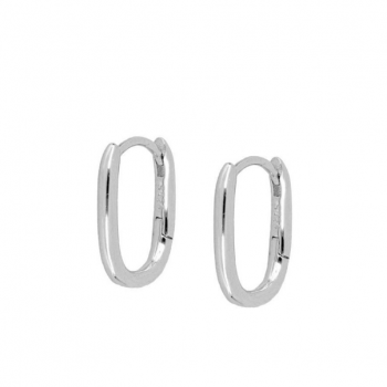 PENDIENTES OVAL SILVER