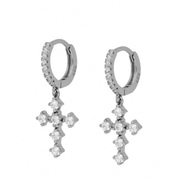 PENDIENTES KRUIS SILVER